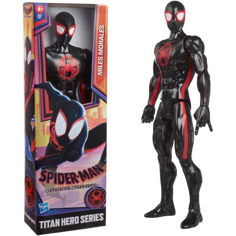 Hasbro Marvel Titan Hero Series - Spider-Man, Miles Morales, Spider-Man: Across The Spider-Verse, Action Figure - F56435X00