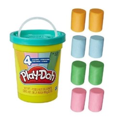 Hasbro Play-Doh - Barattolo 896G 4 Colori Pastello Assortiti - E5208