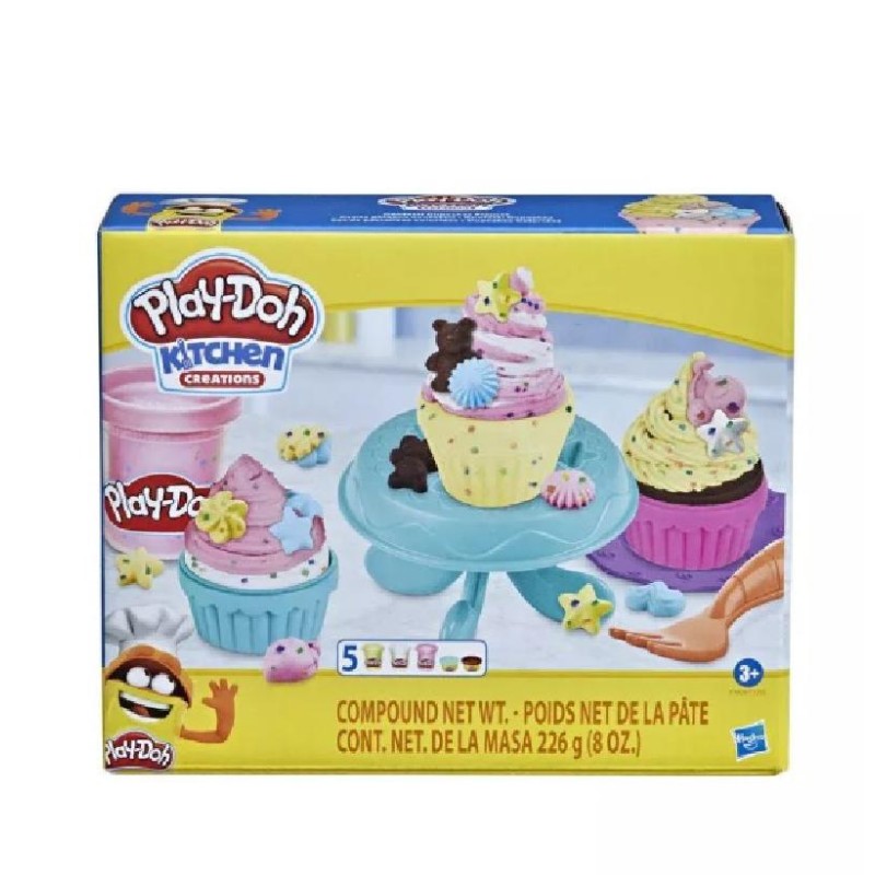 Hasbro Play-Doh - Kitchen - Kits Confetti Cupcakes Playset - F2929