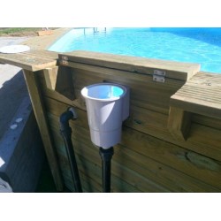 Piscina in Legno 620x395x136h SAFRAN 2 Ovale GRE - 7900892