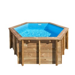 Piscina in Legno 280x107h LILI 2 Tonda - GRE 80008