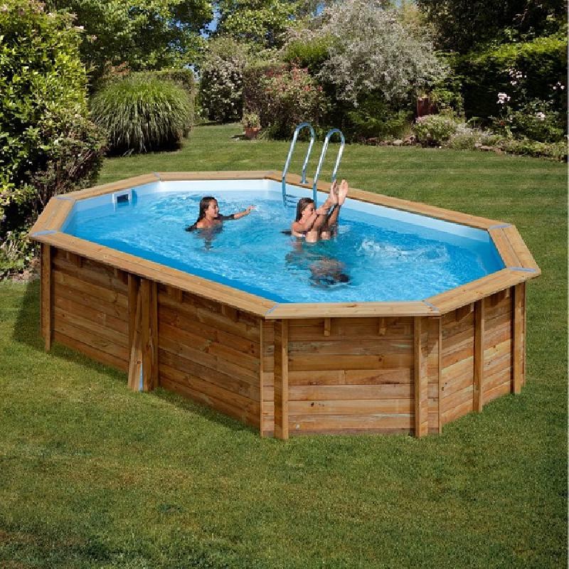 Piscina in Legno ovale 436x336x117h GRENADE 2 GRE - 7900862