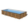 Piscina in legno BRAGA 815x420x146h Rettangolare GRE - 790207