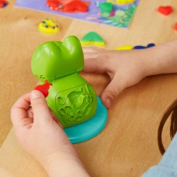 Play-Doh Starters, La Mia Prima Rana a Colori, rana giocattolo per giochi creativi per età prescolare e 4 colori di pasta modell