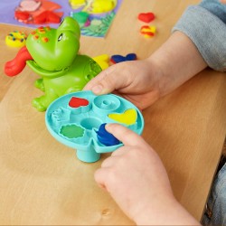 Play-Doh Starters, La Mia Prima Rana a Colori, rana giocattolo per giochi creativi per età prescolare e 4 colori di pasta modell