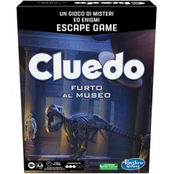 Cluedo Escape - Furto al Museo, un gioco di misteri ed enigmi in versione Escape Game, gioco da tavolo cooperativo per le famigl