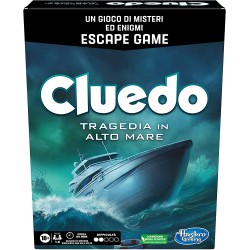 Cluedo Escape - Tragedia in Alto Mare, un gioco di misteri ed enigmi in versione Escape Game, gioco da tavolo cooperativo per le