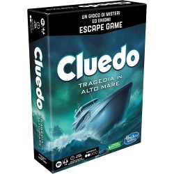 Cluedo Escape - Tragedia in Alto Mare, un gioco di misteri ed enigmi in versione Escape Game, gioco da tavolo cooperativo per le