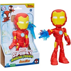 Hasbro Marvel Spidey And His Amazing Friends Supersized Iron Man Action Figure - F61645X22