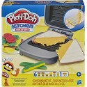 Play-Doh Hasbro Sandwich formaggioso (Playset con 1 vasetto di Pasta da Modellare Elastix, 6 vasetti di Pasta da Modellare Acces