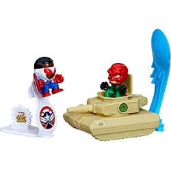 Hasbro Marvel Stunt Captain America VS Red Skull - F7064
