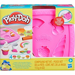 Play-Doh Create  N Go Cupcakes - Set Contenitore, Giocattoli artistici e Artigianali per Bambini - F7527