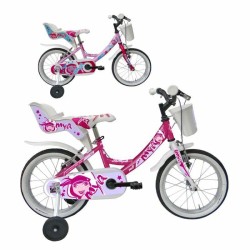 Sport1 - Bicicletta Bambina Ruota 16" Modello MYA da 4 a 7 Anni, Due Colorazioni - 120165005