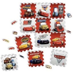 Cars Crew componibile, Tappeto Gioventù Unisex, Multicolore, 30 x 30 x 1 cm, 12 pezzi - 705000141