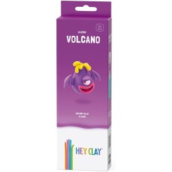 Hey Clay Volcano, pasta modellabile small set. Argilla da Modellare in confezione piccola da 1 soggetto con 3 colori. Set person