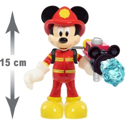 Giochi Preziosi - MICKEY & MINNIE - Figurina Mickey Pers cm 15 Pompiere - MCC20000