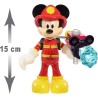 Giochi Preziosi - MICKEY & MINNIE - Figurina Mickey Pers cm 15 Pompiere - MCC20000
