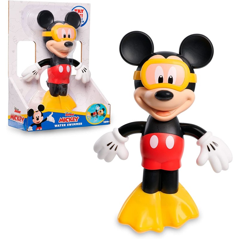 Giochi Preziosi - MICKEY & MINNIE - Topolino Ha Un Nuovo Passatempo: Nuotare. Indossa Il Costume, Le Pinne E La Maschera Per And