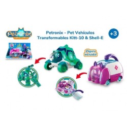 Giochi Preziosi - Petronix Defenders Deluxe Transforming, Cuccioli Trasformabili Veicolo Deluxe assortito - PET04000