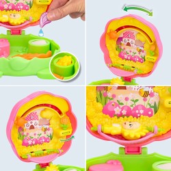 IMC Toys - CRY BABIES Little Changers Sunny | Capsula collezionabile a forma di fiore che include una mini Doll, una Pipetta e u