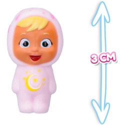 IMC Toys - CRY BABIES Little Changers Moon | Capsula collezionabile a forma di fiore che include una mini Doll, una Pipetta e un