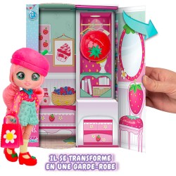 IMC Toys - BFF BY CRY BABIES S2 Ella | Bambola alla moda da Collezione con Capelli lunghi, Vestitini in tessuto e 9 Accessori - 