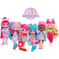IMC Toys - BFF BY CRY BABIES S2 Daisy | Bambola alla moda da Collezione con Capelli lunghi, Vestitini in tessuto e 9 Accessori -