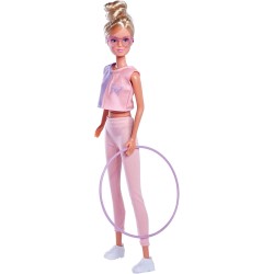 Simba - Steffi Love Hula Hoop, con hula hoop e funzione meccanica, 29 cm - 105733619