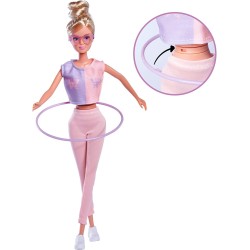 Simba - Steffi Love Hula Hoop, con hula hoop e funzione meccanica, 29 cm - 105733619