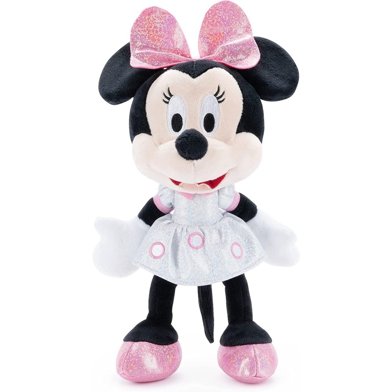 Simba - Disney Plush Minnie 100° anniversario, 0 mesi, abiti scintillanti, 25 cm - 6315870396