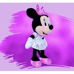Simba - Disney Plush Minnie 100° anniversario, 0 mesi, abiti scintillanti, 25 cm - 6315870396
