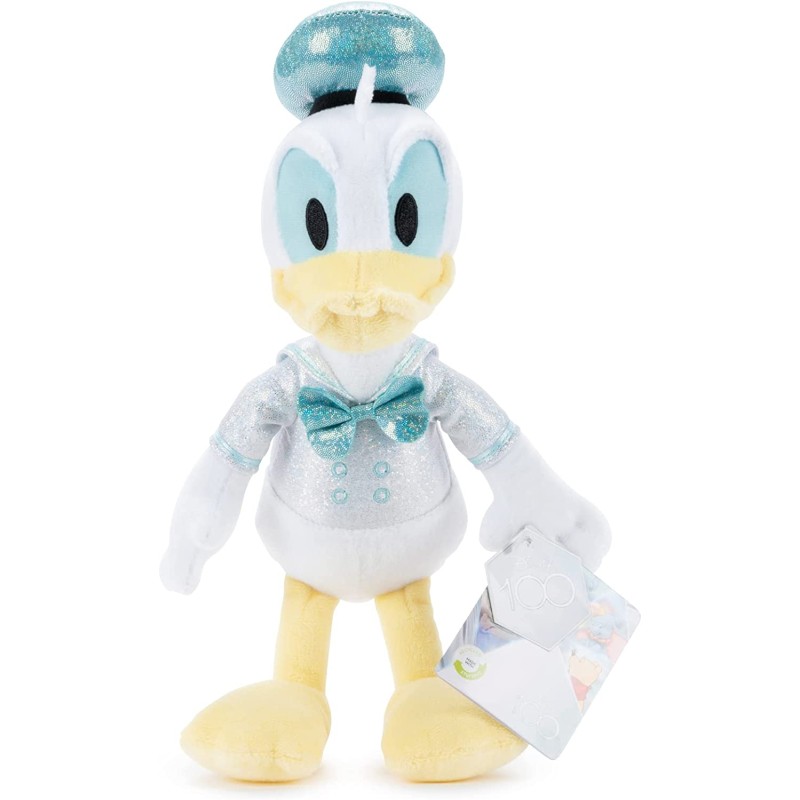 Simba - Disney Plush Donald 100° anniversario, 0 mesi, abiti scintillanti, 25 cm - 6315870397