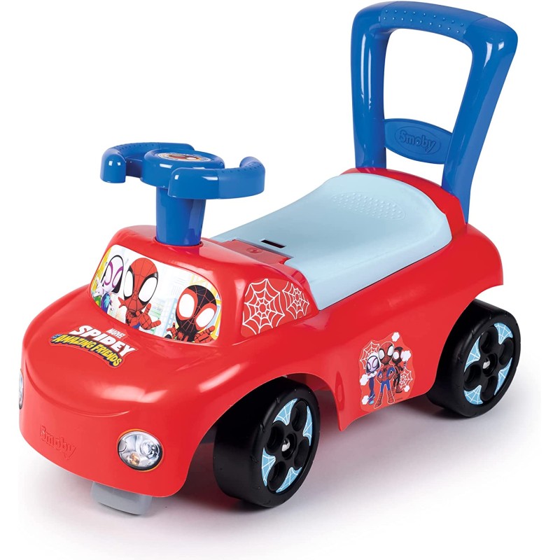 Simba - Smoby Carrier Auto Spydey - Funzione Trotteur - Direzione Wheeering - 7600720508