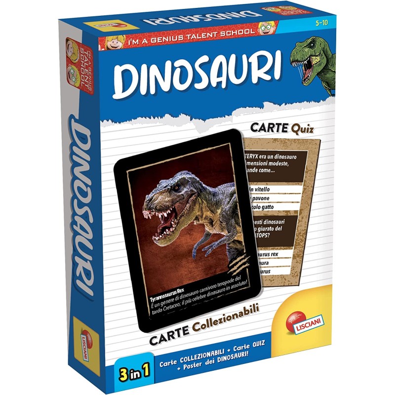 Lisciani Giochi - I m a Genius Dinosauri - LI100125