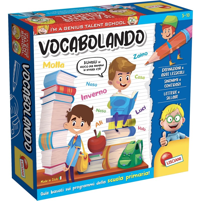 Lisciani Giochi - I m a Genius Talent School Vocabolando - LI100484