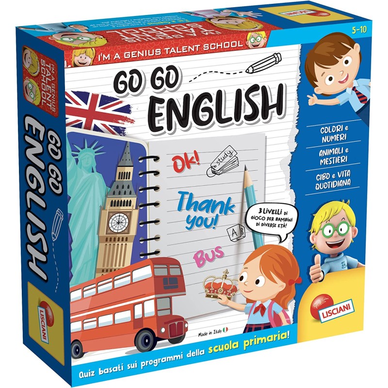 Lisciani Giochi - I m a Genius Talent School Go English - LI100514