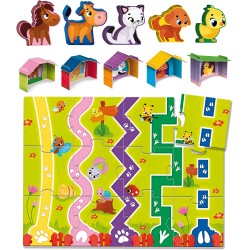 Lisciani Giochi - Montessori Legno Baby Farm - LI96886