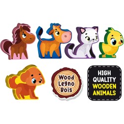 Lisciani Giochi - Montessori Legno Baby Farm - LI96886