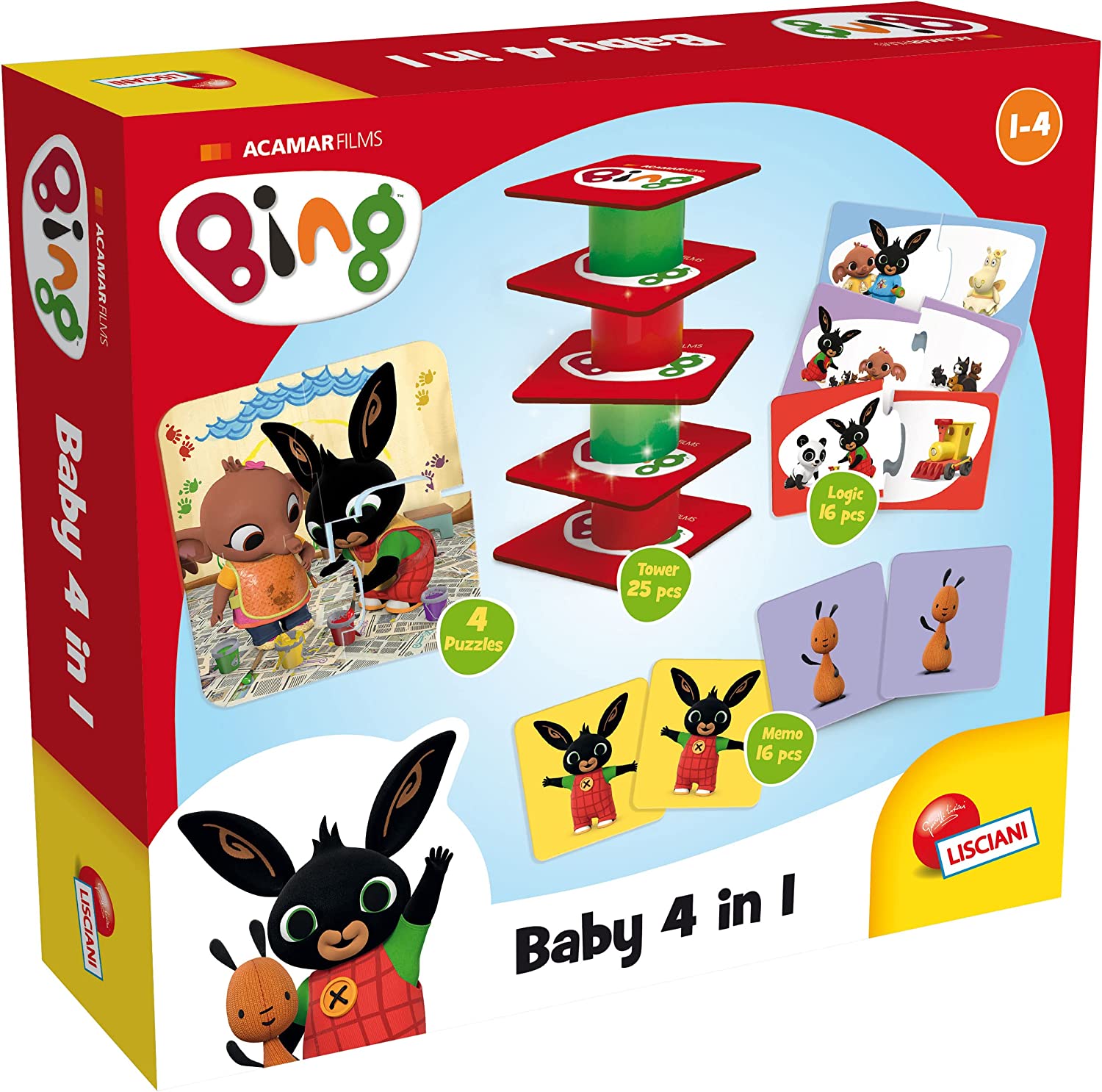 Lisciani Giochi - Bing Baby 4 in 1 - LI99115