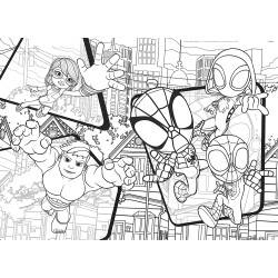 Lisciani Giochi - Marvel Spidey Puzzle Double Face Maxi Floor 24  - LI99726