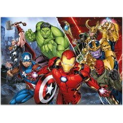Lisciani Giochi - Marvel Avengers Puzzle Double Face Maxi Floor 108 - LI99771