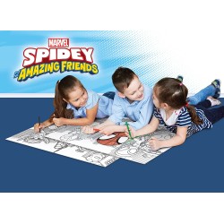 Lisciani Giochi - Marvel Spidey Puzzle Double Face Maxi Floor 2 x 24  - LI99788