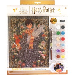 DIAMANTINY Harry Potter – Yume Fantasy Harry – Kit crea il Mosaico, Attività Crystal Art, Diamond Painting, 1 Quadro A4 - NICE21