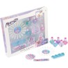 Nice Group - Mermaze Nail Art Set - Kit di Smalti per Unghie con gemme e stickers adesivi, separa dita e lima per bambini - NICE