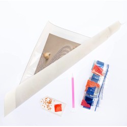 DIAMANTINY Artist - Medium 30x40 - Attività Crystal Art, Diamond Painting Kit, Conchiglie - NICE96525