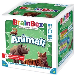 Asmodee - BrainBox: Animali (2022), Gioco per Imparare e Allenare la Mente, 1+ Giocatori, 8+ Anni, Ed. in Italiano - AS6801