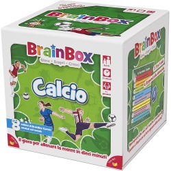 Asmodee - BrainBox: Calcio, Gioco per Imparare e Allenare la Mente, 1+ Giocatori, 8+ Anni, Ed. in Italiano, G1-13909 - AS6802