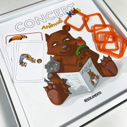 Asmodee - Concept Kids: Animali, Gioco da Tavolo, 2-12 Giocatori, 4+ Anni, Edizione in Italiano - AS8642