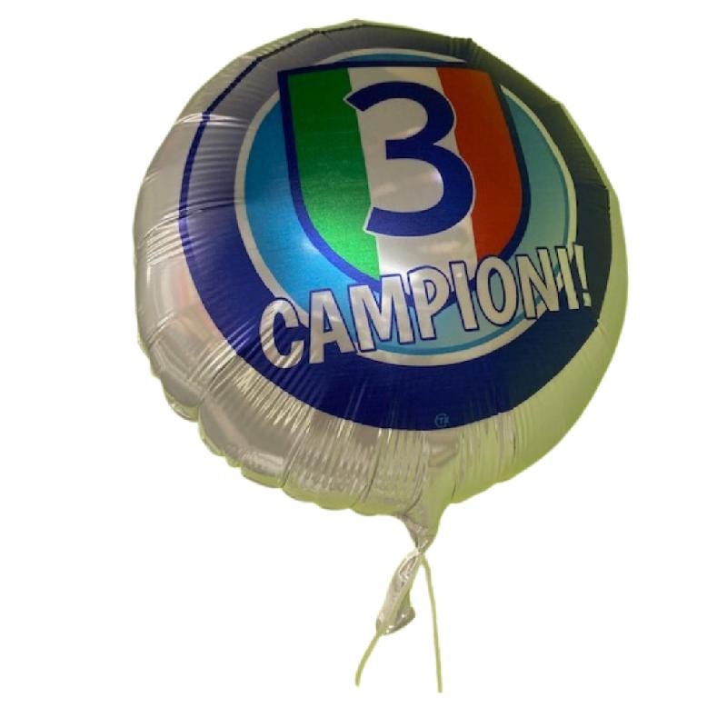 Cattex - Pallone Mylar 18" Ø 46 cm - 3°Scudetto Napoli Campioni! - PM/CT161 Cattex - Pallone Mylar 18" Ø 46 cm - 3°Scudetto Napoli Campioni! - PM/CT161