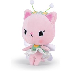 Grandi Giochi - Peluche Kitty Fairy della serie di cartoni animati Gabby´s Dollhouse, misura 25 cm, morbido, abbracciabile, fibr